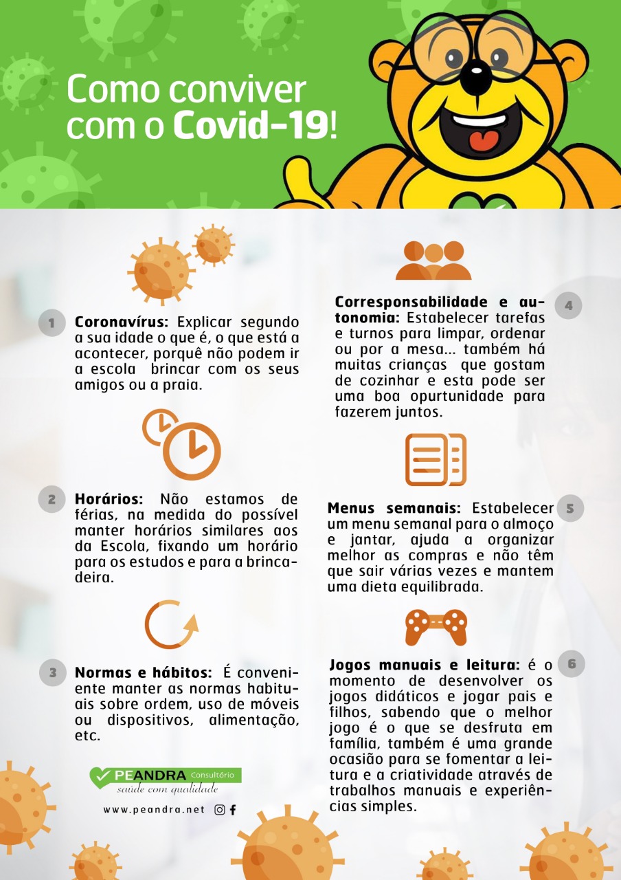 Como conviver com o COVID - 19!
